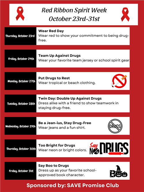 Red Ribbon Week is approaching!